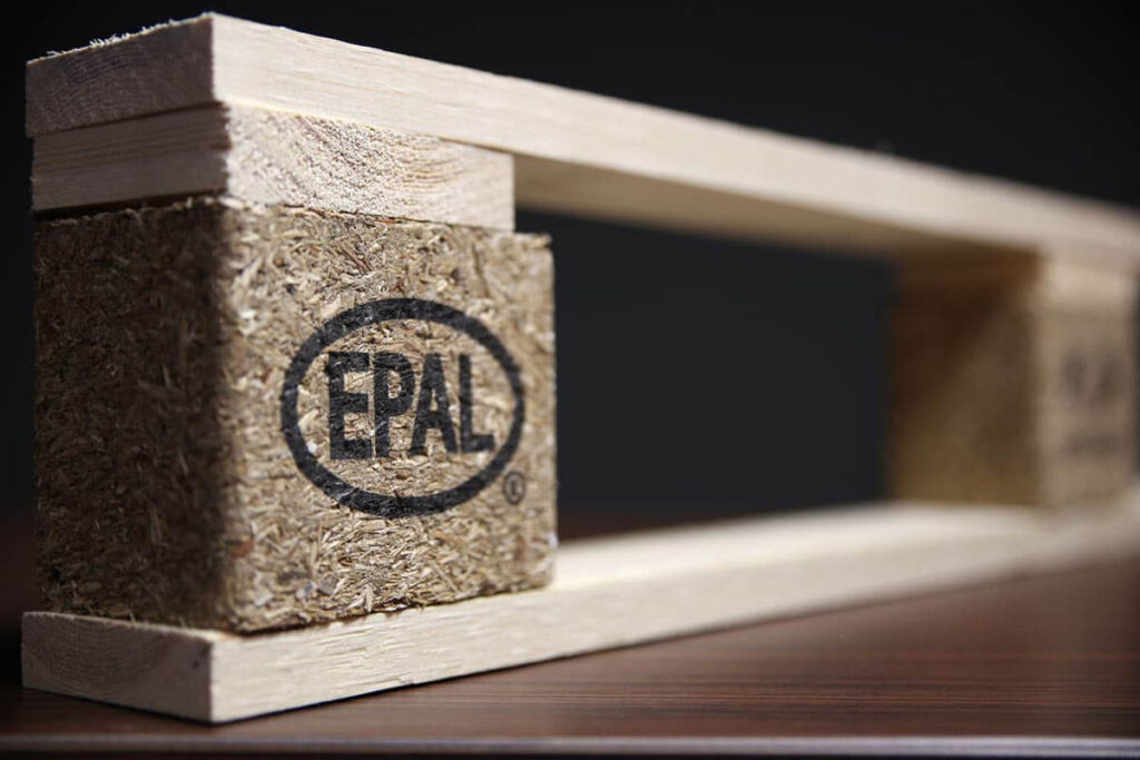 Printing industrial pallet