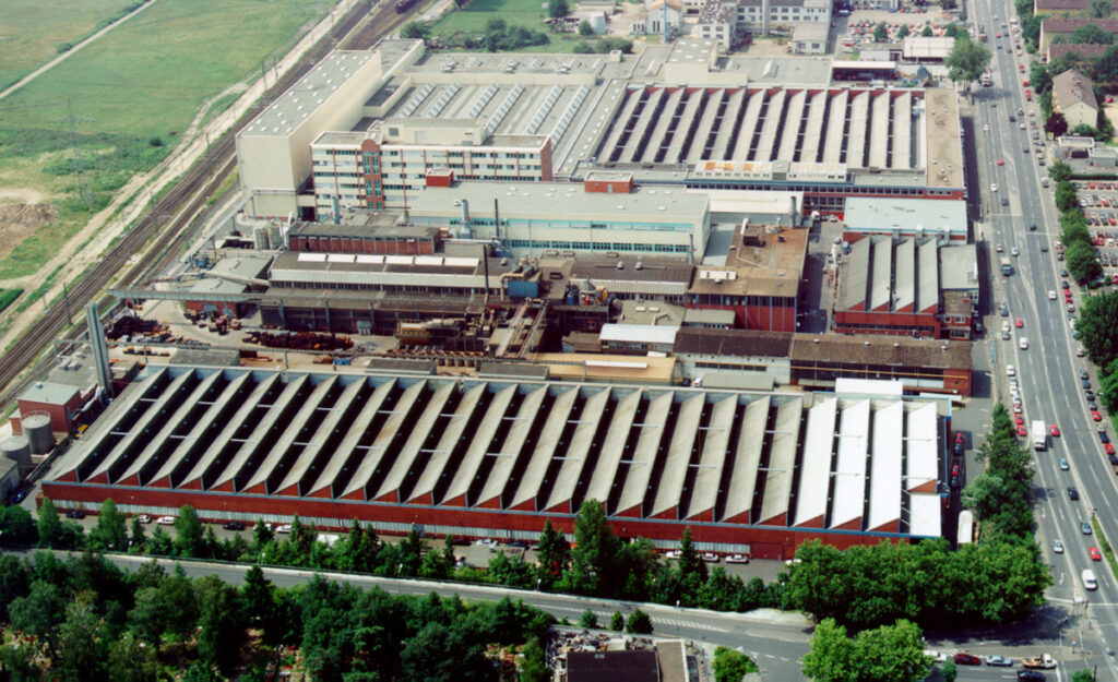 manroland factory aerial manroland factory aerial
